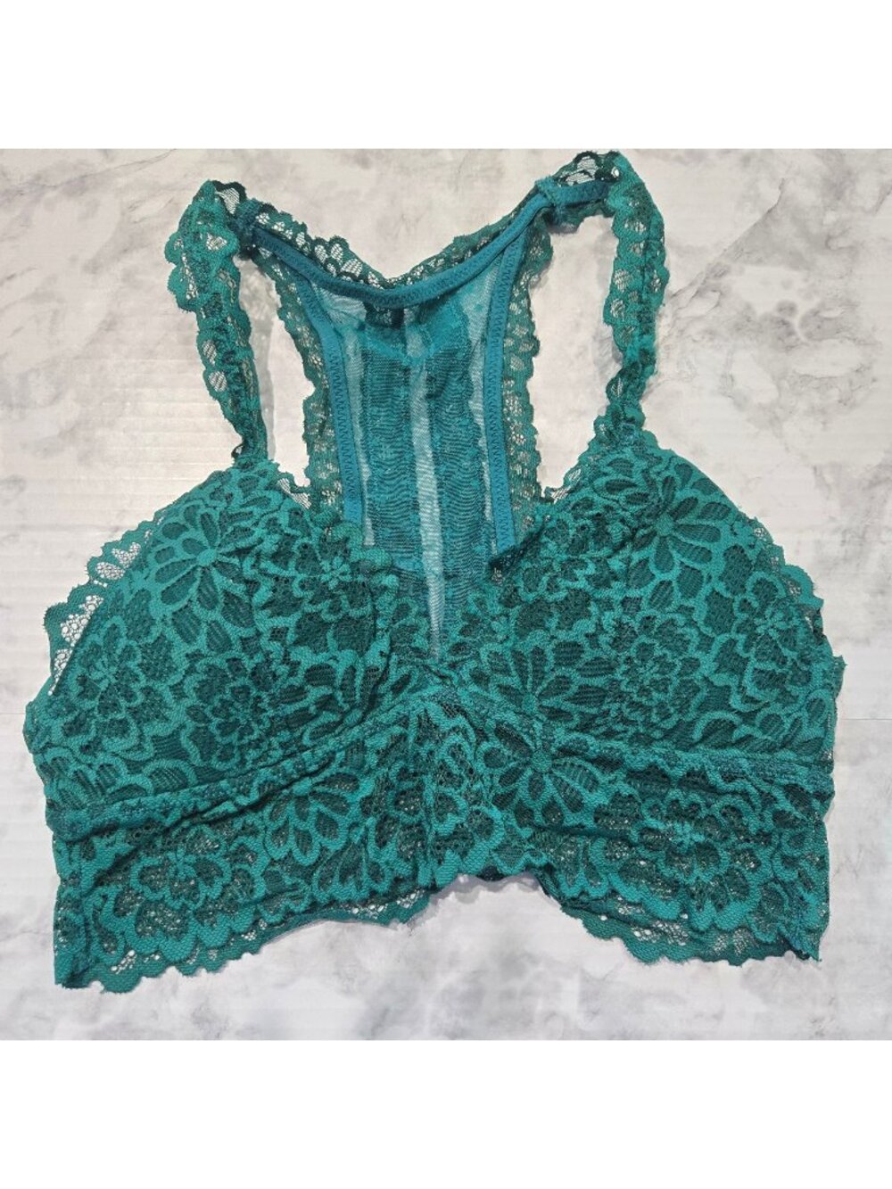 Aerie Boho Lace Racerback Bralette Womens Sz S (SKU 6-189)